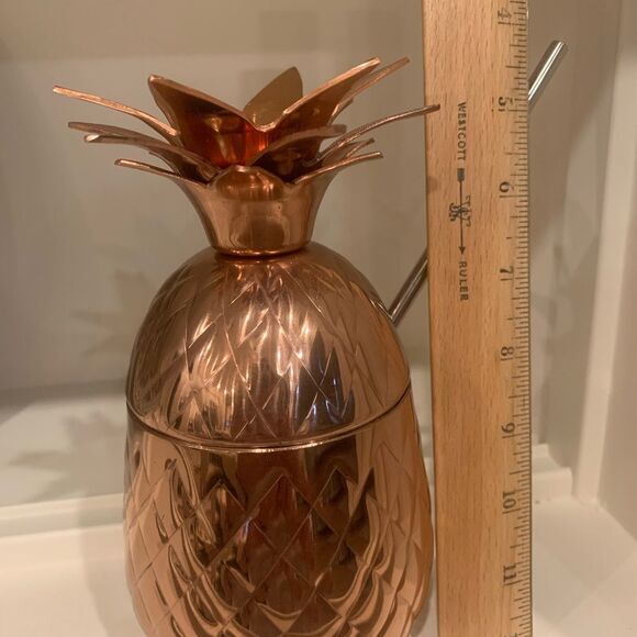 Copper Moscow Mule Pineapple Mug - Picture 4 of 7